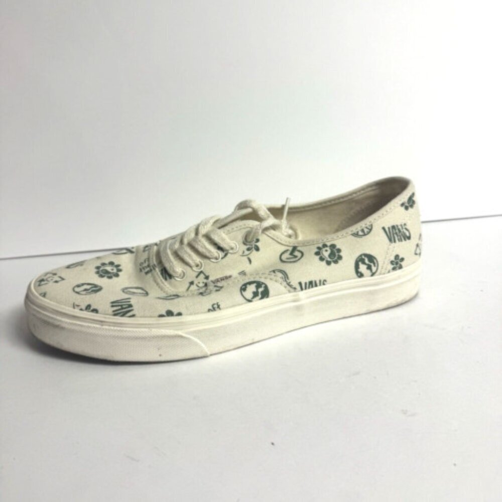 VANS Mens Authentic Sneaker White Size 10 M